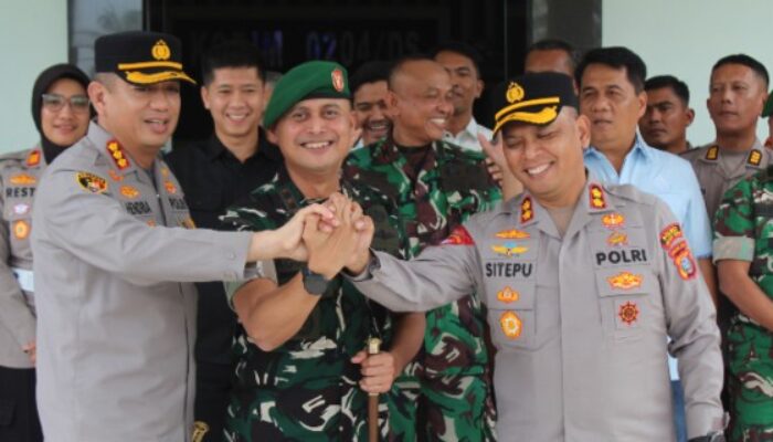 Dua Kapolres Kompak Sambangi Makodim Deli Serdang