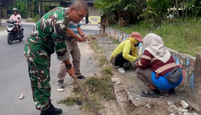 Serka Almuksid Ajak Warga Sunggal Gotong Royong