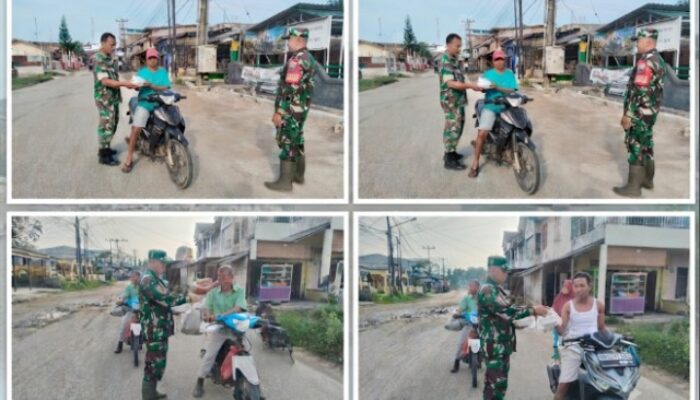 Berkah Jumat Berbagi: Koramil 08/PC Rutin Salurkan Makanan Gratis Lewat Program “Jumat SejuTa”