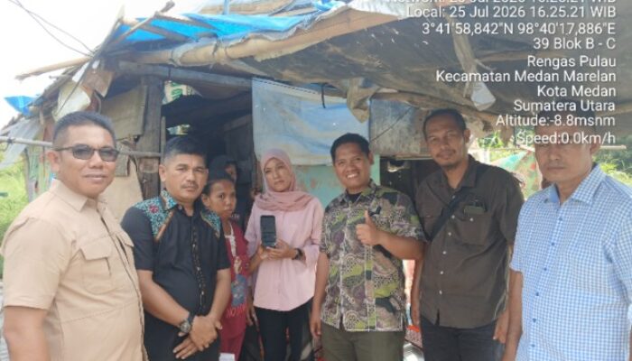Pemko Ungkap Fakta Viralnya Rumah Kardus di Sungai Deli
