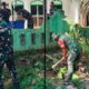 Babinsa Koramil 16/DMS Bersama Warga Gelar Sabtu Bersih