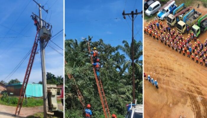 Sambut HUT RI ke-81, PLN Gelar Grebek Penyulang Perkuat Keandalan Listrik di Kotapinang