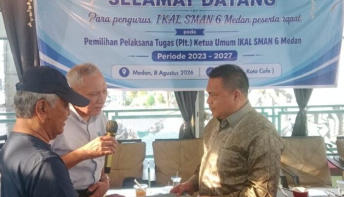 Hasrul Benny Harahap Ditunjuk Jadi Plt Ketua Umum IKA SMAN 6 Medan
