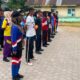 Babinsa DS Tanamkan Wasbang ke Paskibra di Tanjung Beringin