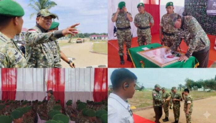 Menhan RI Sjafrie Sjamsoeddin Tinjau Yonif TP 902/SPG, Tekankan Percepatan Pembangunan Pangkalan dan Pengabdian Prajurit kepada Rakyat