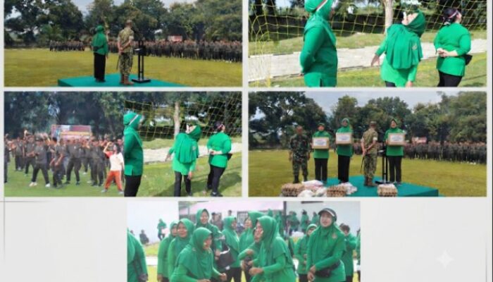 Dandim 0204/DS Berpamitan, Kodim Deli Serdang Gelar Senam Bersama dan Lomba Persit Penuh Kebersamaan