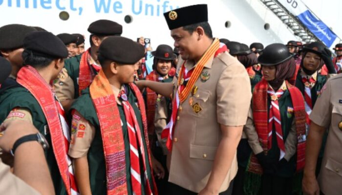 Bobby Lepas 1.179 Pramuka Sumut ke Jamnas XII