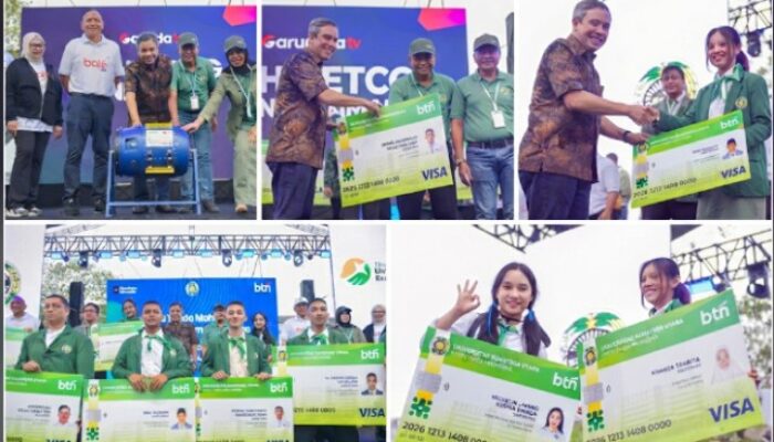 BTN Luncurkan 9.800 KTM Co-Branding USU