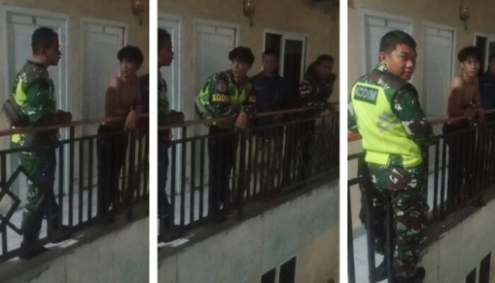 Patroli Pos Kamling Bersama FKPPI di Kota Tebing Tinggi