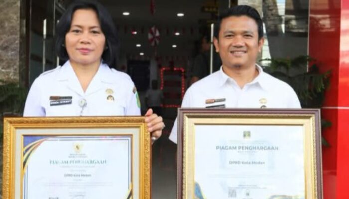 Sekretariat DPRD Medan Raih Penghargaan JDIHN Terbaik Nasional