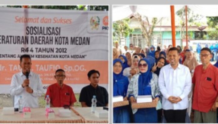 Ade Taufiq Sosialisasikan Perda Kesehatan di Medan Amplas, Soroti Akses UHC hingga Keluhan Rumah Sakit Penuh