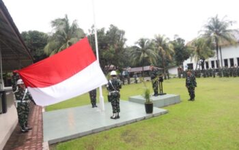 Kodim 0204/DS Gelar Upacara Bendera Mingguan, Perkuat Disiplin dan Jiwa Nasionalisme Prajurit