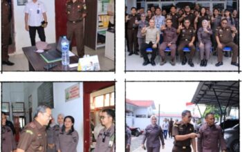 Wakajatisu Sidak Cabjari Pangkalan Brandan, Cek Barang Bukti dan Pelayanan Hukum