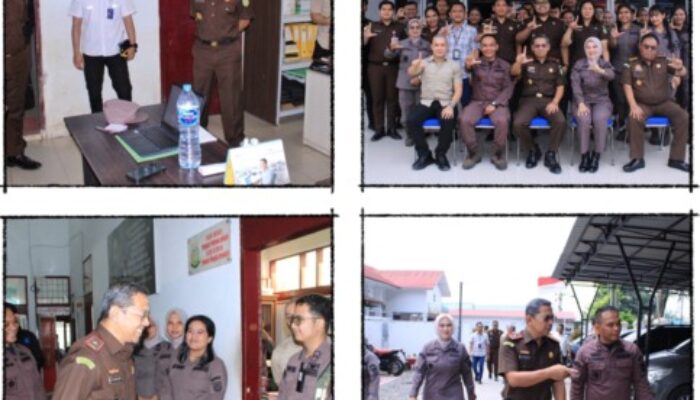 Wakajatisu Sidak Cabjari Pangkalan Brandan, Cek Barang Bukti dan Pelayanan Hukum