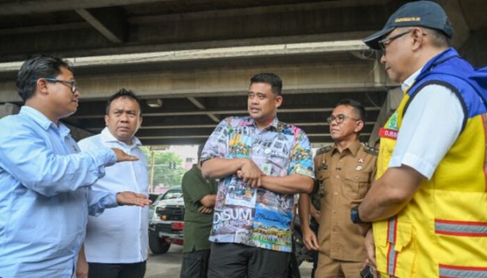 Bobby Tinjau Kawasan Rawan Banjir di Letda Sujono