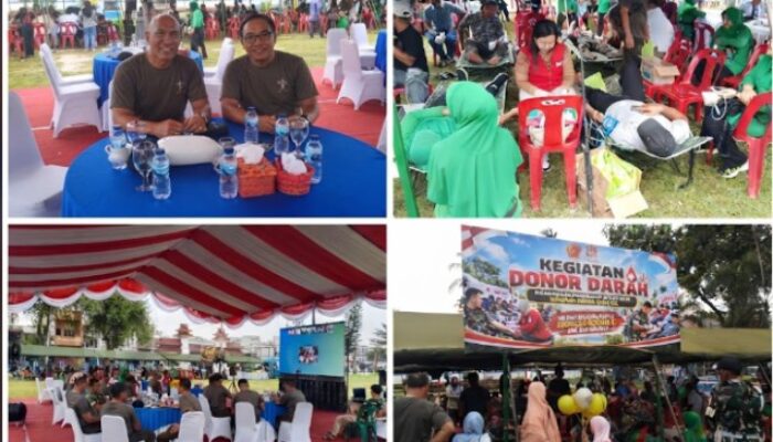 Kodim DS Gelar Car Free Day dan Baksos Sambut HUT TNI ke-81