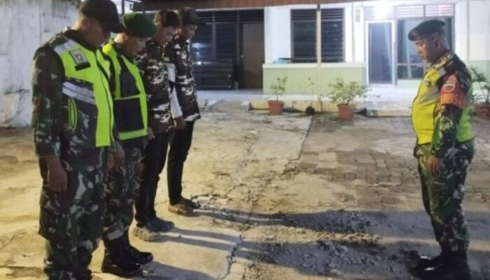 Patroli Malam Koramil 01/Sgl dan FKPPI Cegah Gangguan Kamtibmas