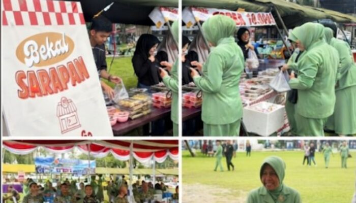 Jelang HUT ke-81 TNI, Kodim DS Gelar Bazar Murah untuk Warga Lubuk Pakam