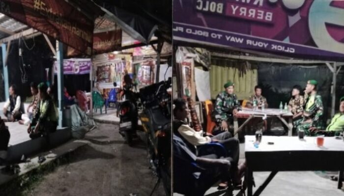 Koramil 06/LP Bersama FKPPI Gelar Patroli Kamtibmas