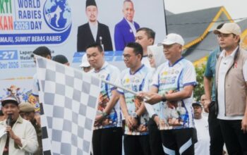 Wawalko dan Wagubsu Lepas Peserta Jalan Santai Peringati World Rabies Day 2026