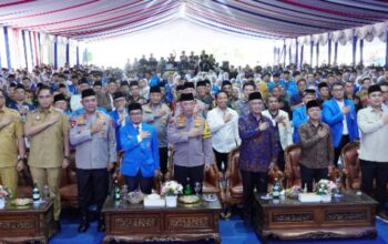 Rico Hadiri Kuliah Umum Kapolri di PKKMB UMSU 2026