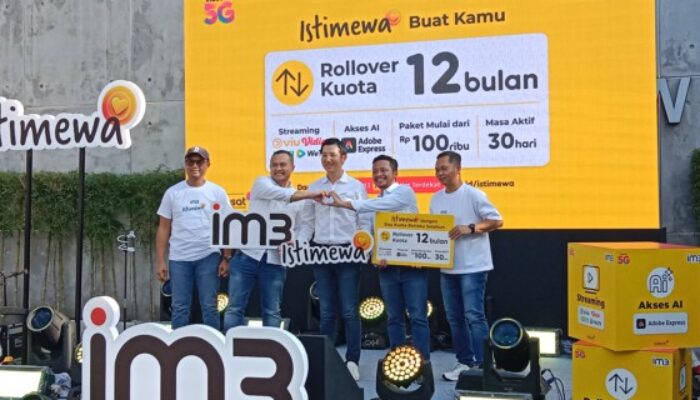 IM3 Istimewa Bidik Pasar Digital Medan, Paket 80GB Rp125 Ribu Dilengkapi Streaming hingga Roaming 7 Negara