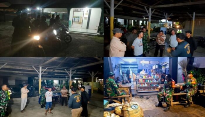 ​Sinergi TNI dan Pemuda: Sertu Edi Nurmala Pimpin Patroli Gabungan Siskamling di Deli Serdang