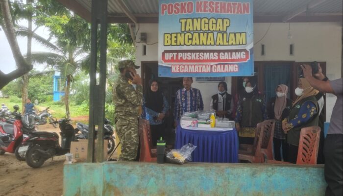Dandim 0204/DS Turun Langsung ke Lokasi Banjir Galang, 11 Rumah Hanyut dan 77 KK Terdampak