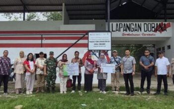 PTPN IV Regional 2 Bantu Rp345 Juta untuk Tribun Lapangan Dobana Serbelawan