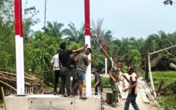 Jembatan Gantung Mariah Padang Capai Progres 56 Persen, TNI Percepat Akses Warga dan Distribusi Pertanian