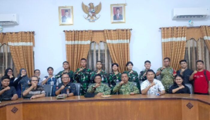 Danramil Dampingi Mahasiswa Unhan di Sekolah Rakyat Tebing Tinggi