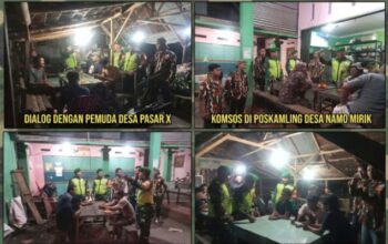 Babinsa Koramil 02/KTB Gandeng Ormas Patroli Bersama
