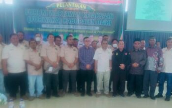 Forwaka Dairi Resmi Dilantik, Irfandi Tekankan Profesionalisme Jurnalis dan Perlindungan Hukum