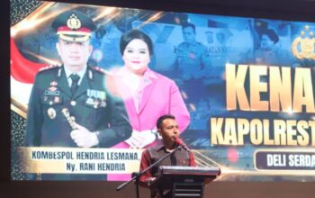 Kenal Pamit Kapolresta Deli Serdang, Dandim 0204/DS Tekankan Soliditas TNI-Polri Jaga Kondusivitas Wilayah