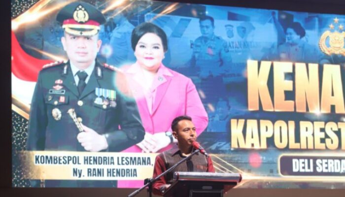 Kenal Pamit Kapolresta Deli Serdang, Dandim 0204/DS Tekankan Soliditas TNI-Polri Jaga Kondusivitas Wilayah