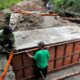 TNI dan Warga Bangun Jembatan Beton di Kotarih Pekan, Progres Capai 45 Persen