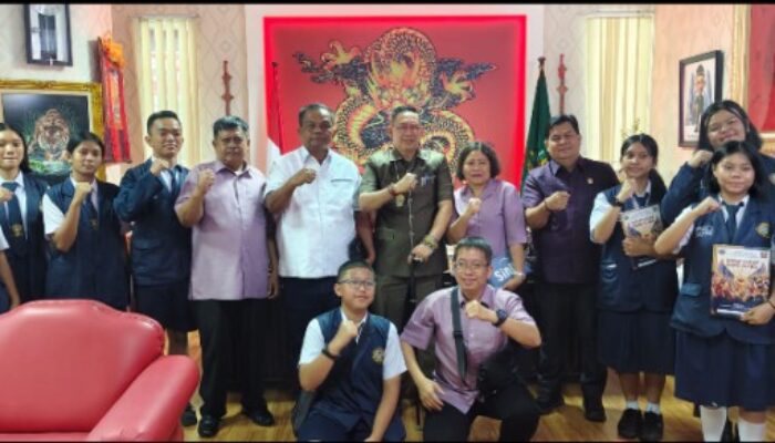 Wong Chun Sen Dukung Pensi SMP St Yoseph Medan
